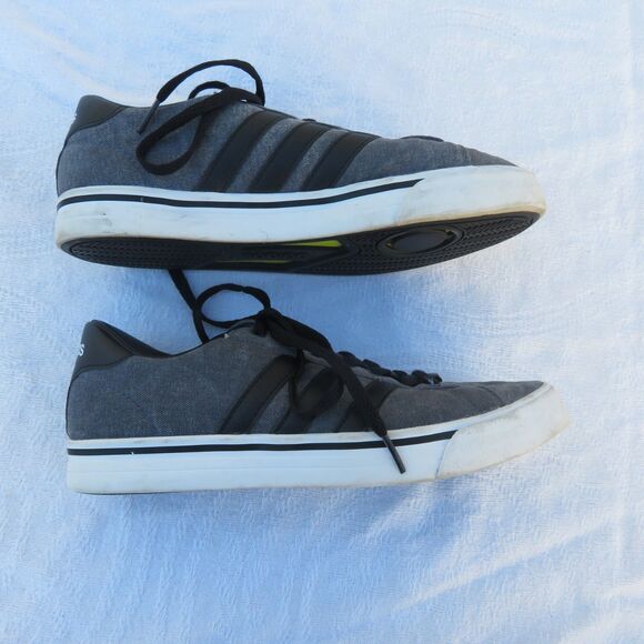 adidas Neo Cloud Foam Gray Casual Sneakers - Picture 2 of 5
